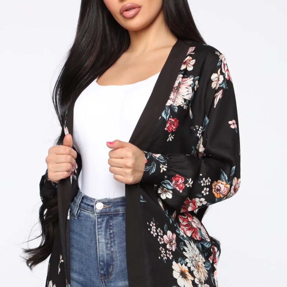 Floral kimono